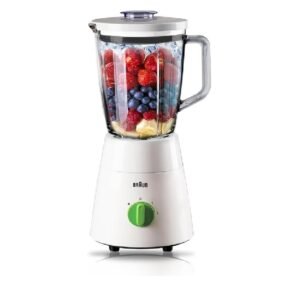 Braun Fruit Blender 1.5L with stepless speed and pulse 800W - White (JB0153WH)