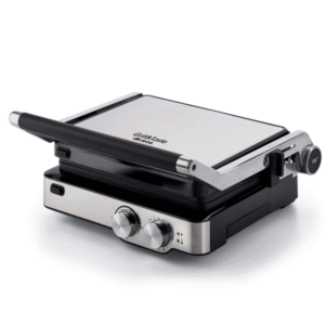 Ariete Sandwich Grill Stainless Steel with removable plates and temperature control switch with light 2000W (1918)
