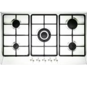 Arda Gas Hob 90 cm 4 Gas Burners + Turbo Burner – Stainless Steel (AH 9502 CX)