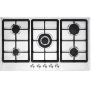 Arda Closed Gas Hob 90 cm professional brass burners (AH 9501 CBCX)
