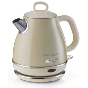 Ariete Classic Electric Kettle 1.7L power 2200W with 360° base – Beige (2869-3)