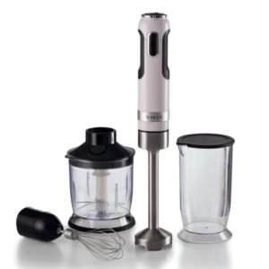 Ariete Hand Blender Set 1000W with 10 speeds & accessories – White (602-3)