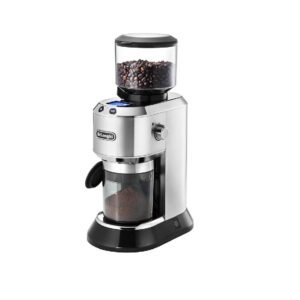 De Longhi automatic coffee grinder stainless steel with digital touch screen 18 grind settings (KG521.M)