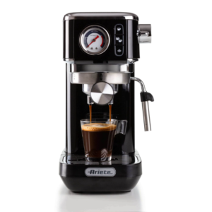 Ariete Espresso Machine 15 Bar with Italian pump & smart control – Black (1381-2)
