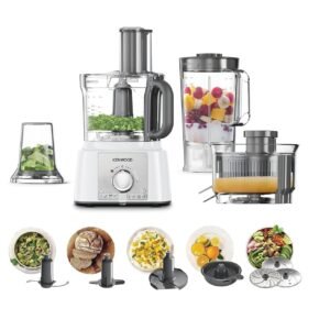 Kenwood Food Processor with complete attachments 1000W – White (FDP 65.750WH)