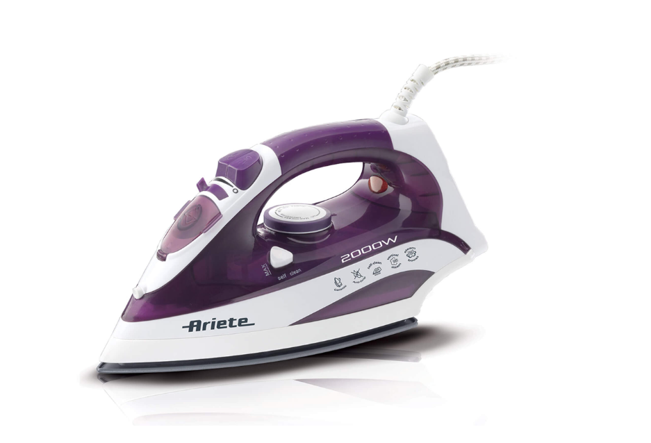 Ariete Vertical Garment Steamer 2000W with ceramic plate – Purple (6235)