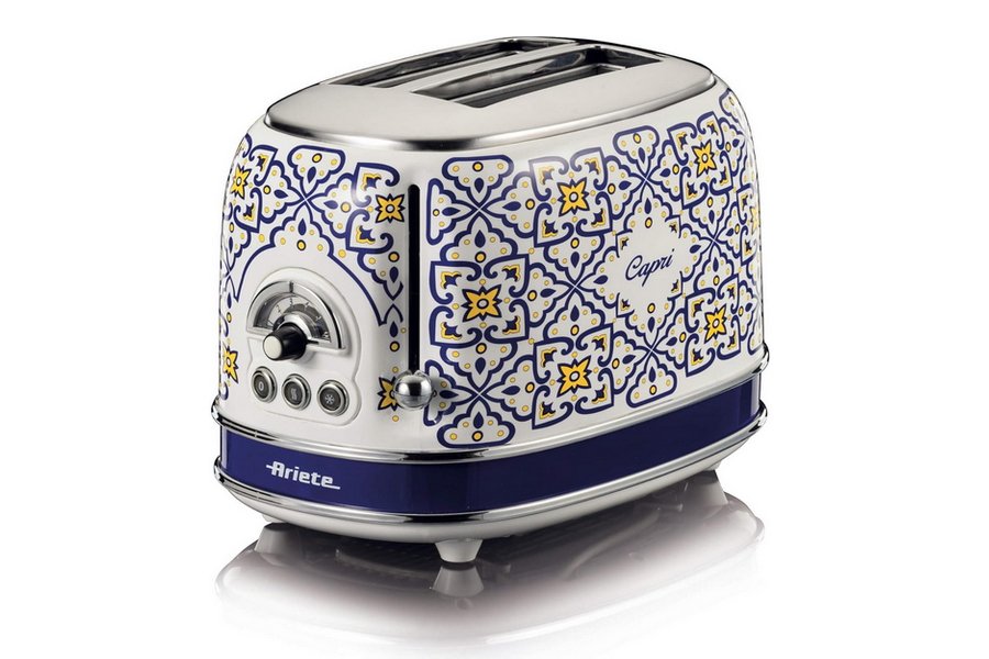 Ariete Toaster 2 slices stainless steel with 6 browning levels (155 Capri)